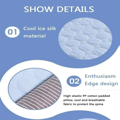 Dog Mat Cooling Summer Pad Mat for Dogs Cat Blanket Sofa Breathable Pet Dog Bed Summer Washable for Small Medium Large Dogs